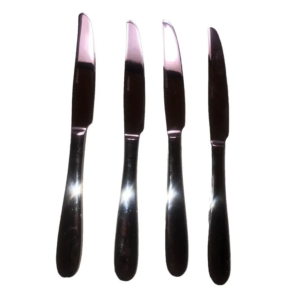 Oneida China 90-194 Glossy Stainless Flatware 16 Piece Flatware‎ Set Lot